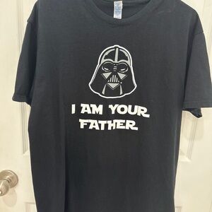 Black Graphic T-Shirt with Iconic Quote